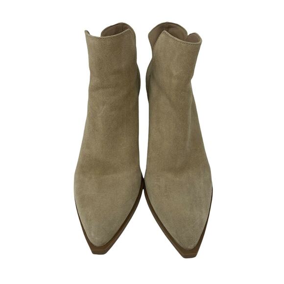 Gianni Bini Huttsen Suede Stacked Heel Booties Women’s 10M - Picture 2 of 11